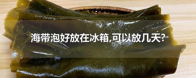 海带泡好放在冰箱,可以放几天? 海带泡好放在冰箱,可以放几天?