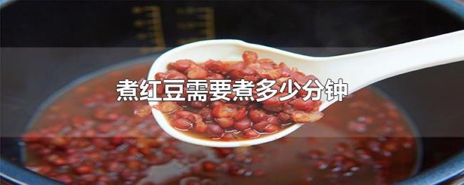 煮红豆需要煮多少分钟 煮红豆需要煮多少分钟