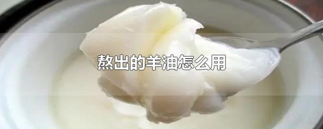 熬出的羊油怎么用 熬出的羊油怎么用