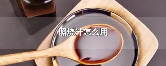 照烧汁怎么用 照烧汁怎么用