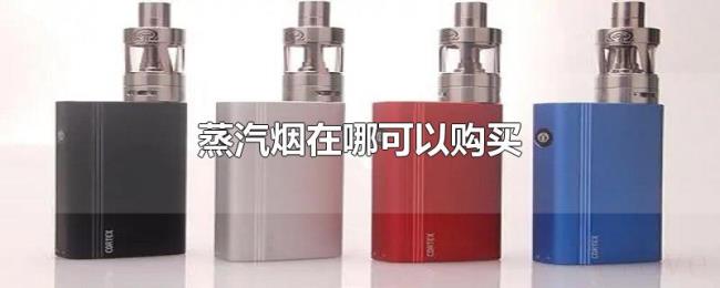 蒸汽烟在哪可以购买 蒸汽烟在哪可以购买