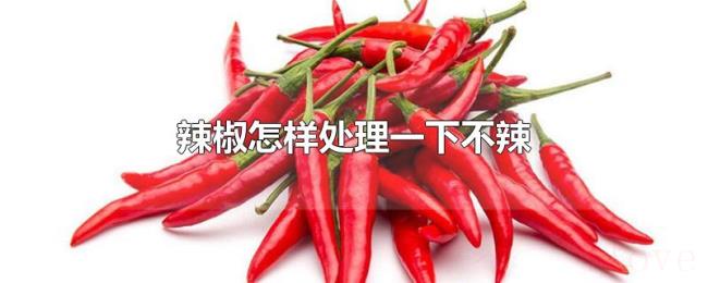 辣椒怎样处理一下不辣 辣椒怎样处理一下不辣