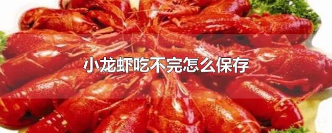 小龙虾吃不完怎么保存 小龙虾吃不完怎么保存