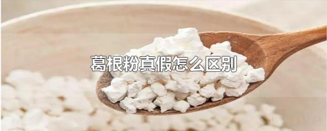 葛根粉真假怎么区别 葛根粉真假怎么区别