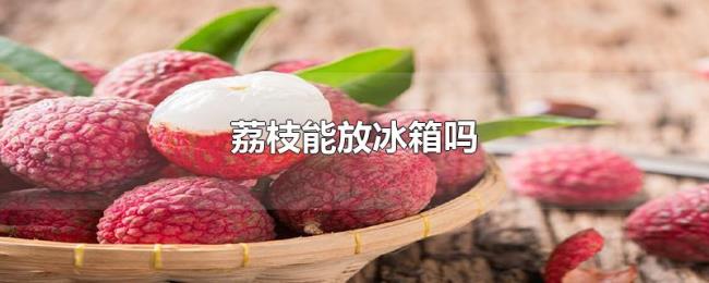 荔枝能放冰箱吗