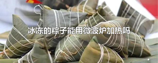 冰冻的粽子能用微波炉加热吗 冰冻的粽子能用微波炉加热吗