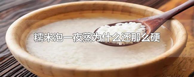糯米泡一夜蒸为什么还那么硬 糯米泡一夜蒸为什么还那么硬