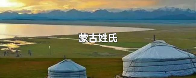 蒙古姓氏 蒙古姓氏