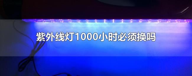 紫外线灯1000小时必须换吗 紫外线灯1000小时必须换吗