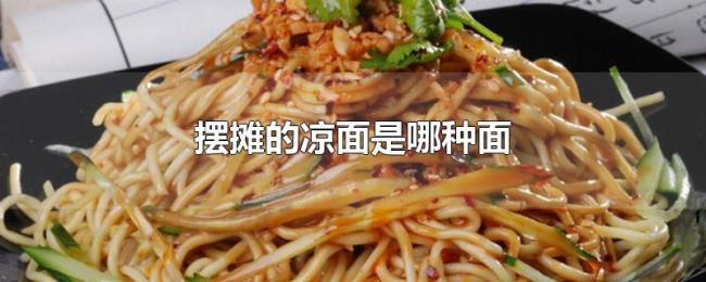 摆摊的凉面是哪种面 摆摊的凉面是哪种面
