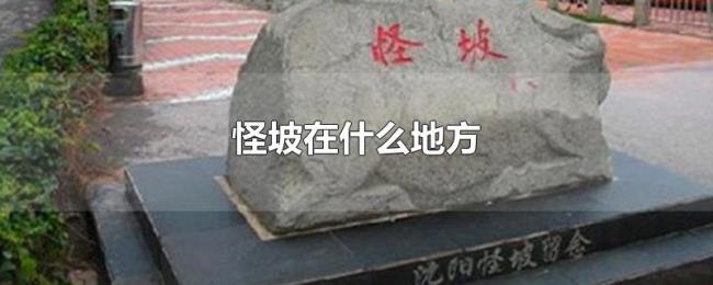 怪坡在什么地方 怪坡在什么地方