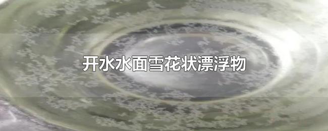 开水水面雪花状漂浮物 开水水面雪花状漂浮物
