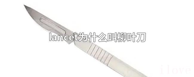 lancet为什么叫柳叶刀 lancet为什么叫柳叶刀