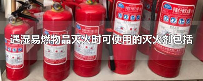 遇湿易燃物品灭火时可使用的灭火剂包括 遇湿易燃物品灭火时可使用的灭火剂包括