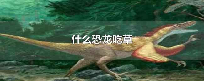 什么恐龙吃草