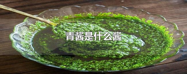 青酱是什么酱 青酱是什么酱