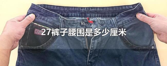 27裤子腰围是多少厘米 27裤子腰围是多少厘米