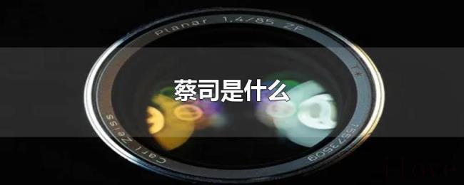 蔡司是什么