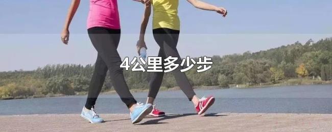 4公里多少步 4公里多少步