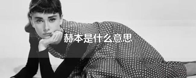 赫本是什么意思 赫本是什么意思