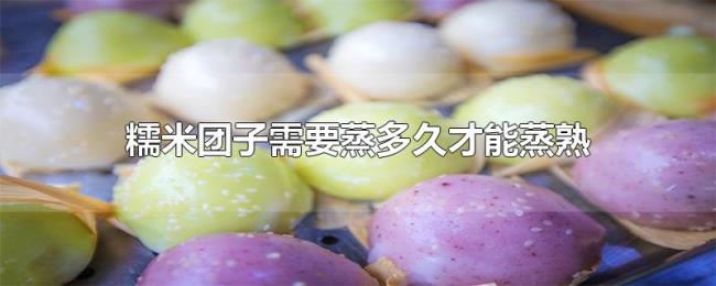 糯米团子需要蒸多久才能蒸熟 糯米团子需要蒸多久才能蒸熟