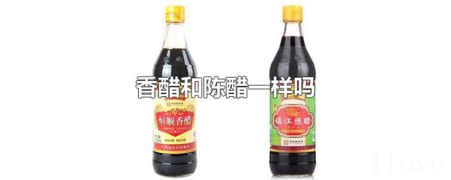 香醋和陈醋一样吗 香醋和陈醋一样吗
