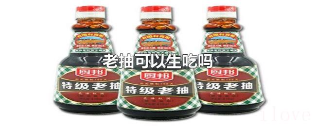 老抽可以生吃吗 老抽可以生吃吗