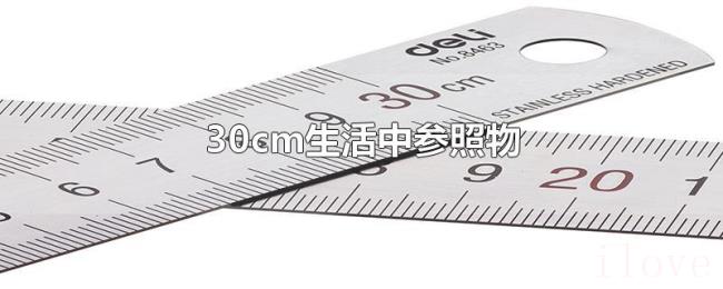 30cm生活中参照物