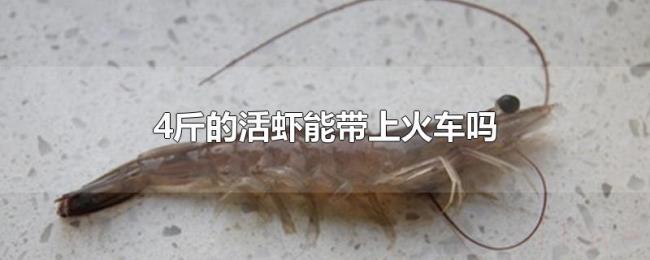 4斤的活虾能带上火车吗 4斤的活虾能带上火车吗