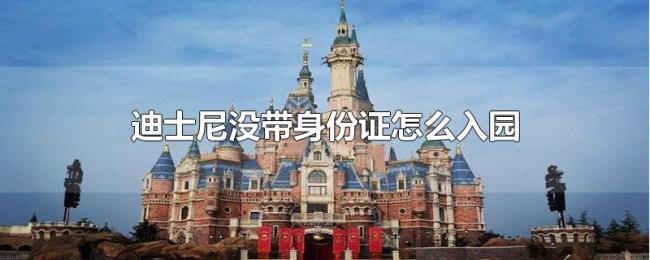 迪士尼没带身份证怎么入园