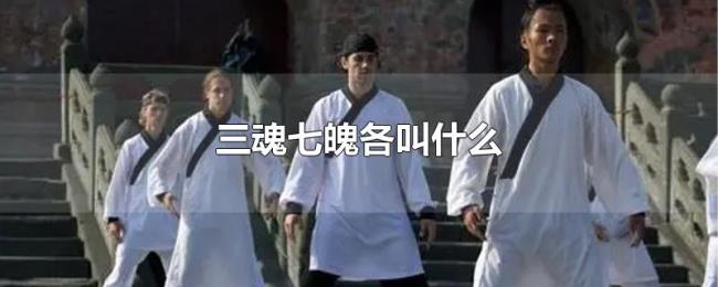 三魂七魄各叫什么 三魂七魄各叫什么