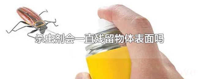 杀虫剂会一直残留物体表面吗 杀虫剂会一直残留物体表面吗