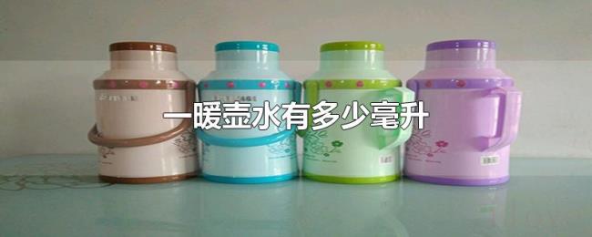 一暖壶水有多少毫升 一暖壶水有多少毫升