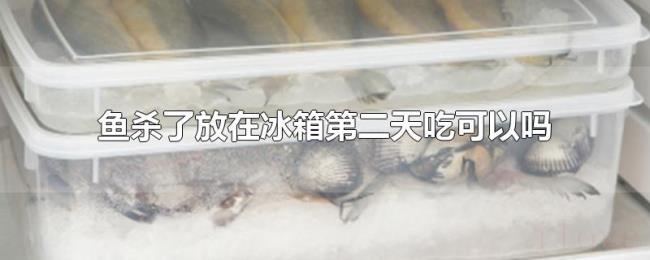 鱼杀了放在冰箱第二天吃可以吗 鱼杀了放在冰箱第二天吃可以吗