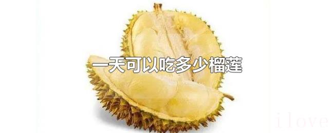 一天可以吃多少榴莲 一天可以吃多少榴莲