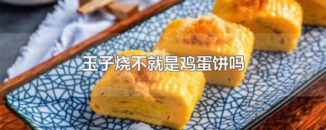 玉子烧不就是鸡蛋饼吗