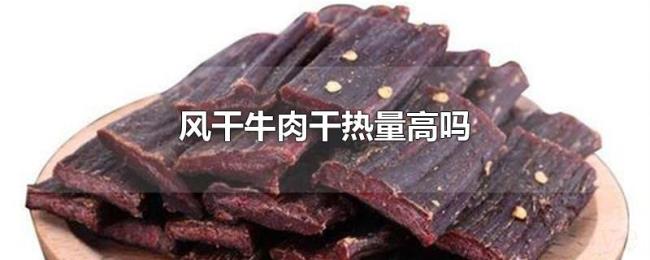 风干牛肉干热量高吗 风干牛肉干热量高吗