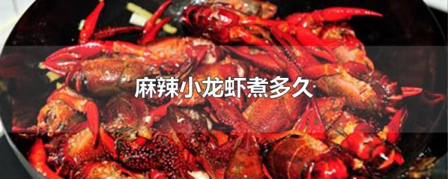 麻辣小龙虾煮多久