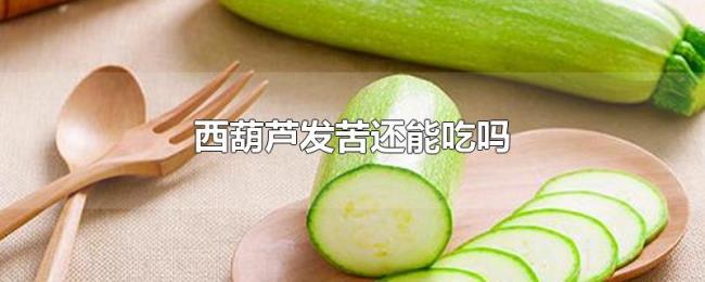 西葫芦发苦还能吃吗 西葫芦发苦还能吃吗