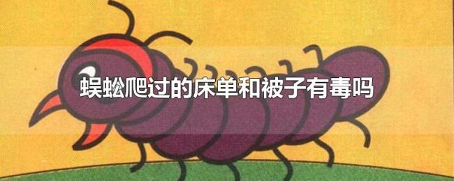 蜈蚣爬过的床单和被子有毒吗 蜈蚣爬过的床单和被子有毒吗