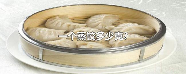 一个蒸饺多少克? 一个蒸饺多少克?