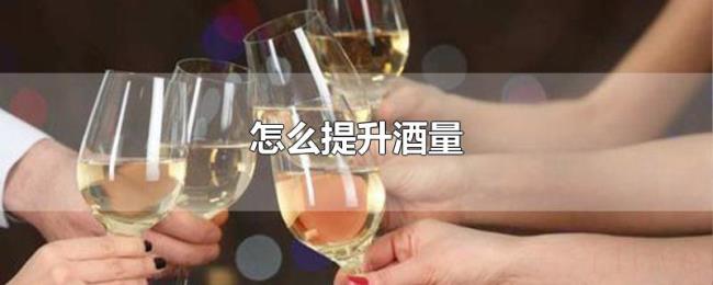 怎么提升酒量 怎么提升酒量