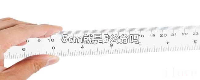 5cm就是5公分吗 5cm就是5公分吗