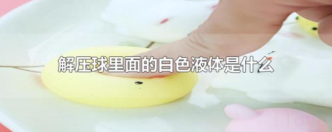 解压球里面的白色液体是什么 解压球里面的白色液体是什么