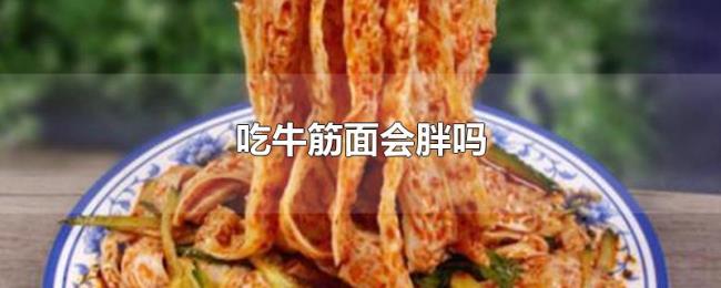 吃牛筋面会胖吗 吃牛筋面会胖吗