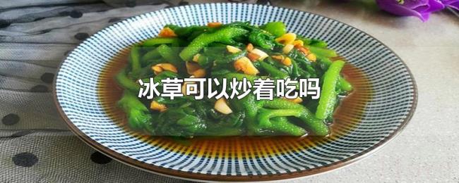 冰草可以炒着吃吗 冰草可以炒着吃吗