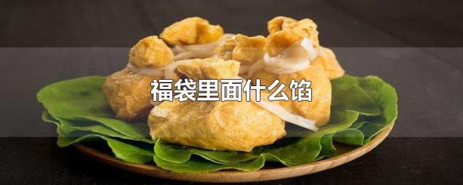 福袋里面什么馅 福袋里面什么馅