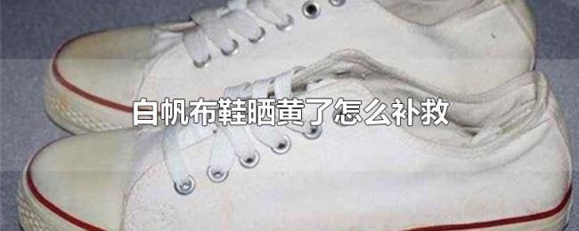 白帆布鞋晒黄了怎么补救 白帆布鞋晒黄了怎么补救