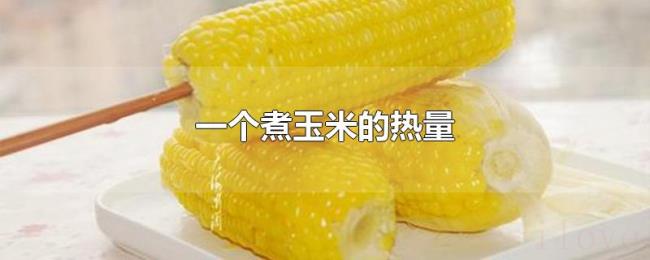 一个煮玉米的热量