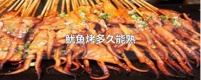 鱿鱼烤多久能熟